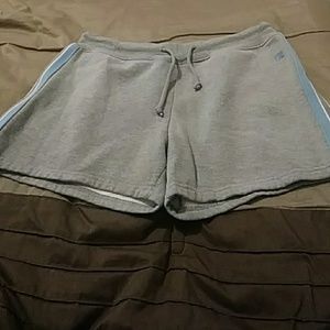 gray sweat shorts womens